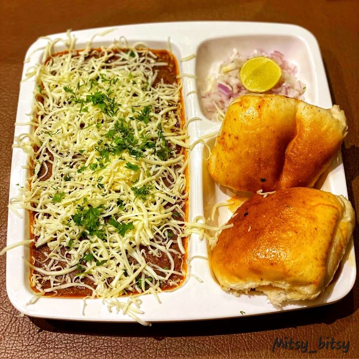 Cheese pav Bhaji 