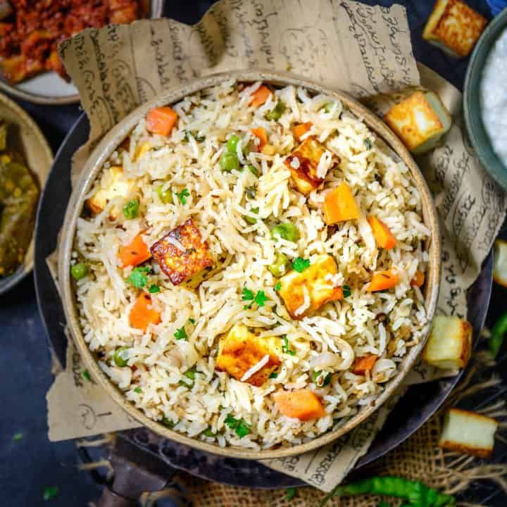 Paneer pulao 