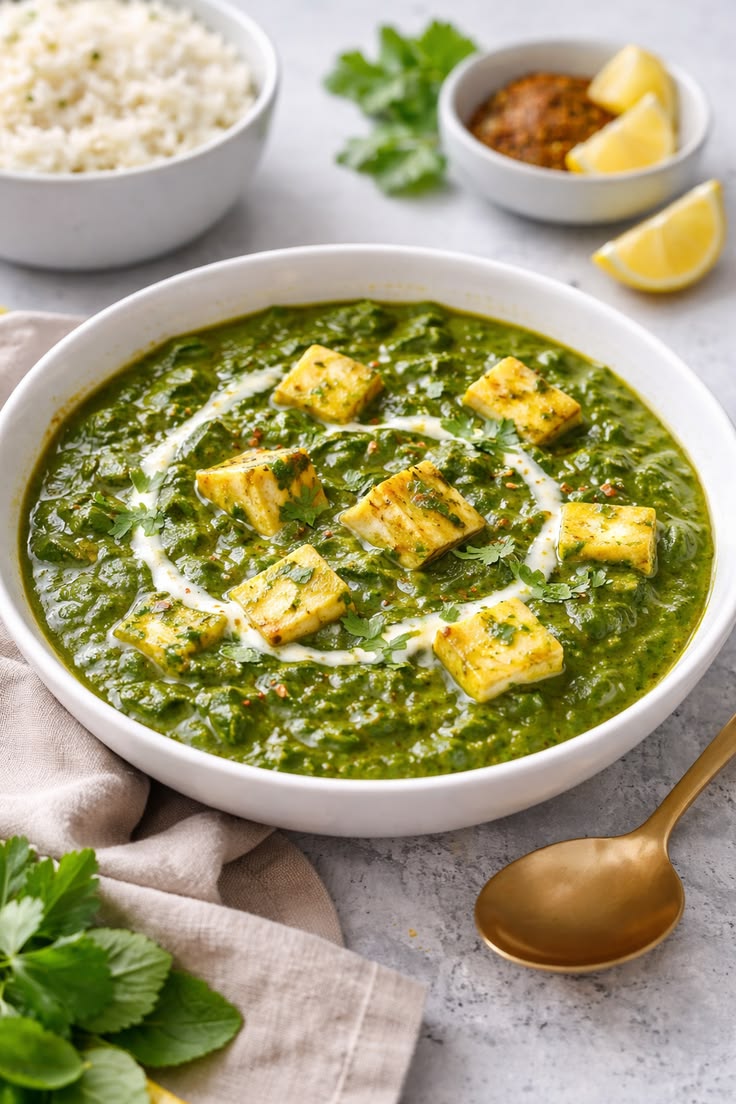 Palak paneer 