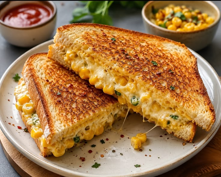 Corn sendwich 