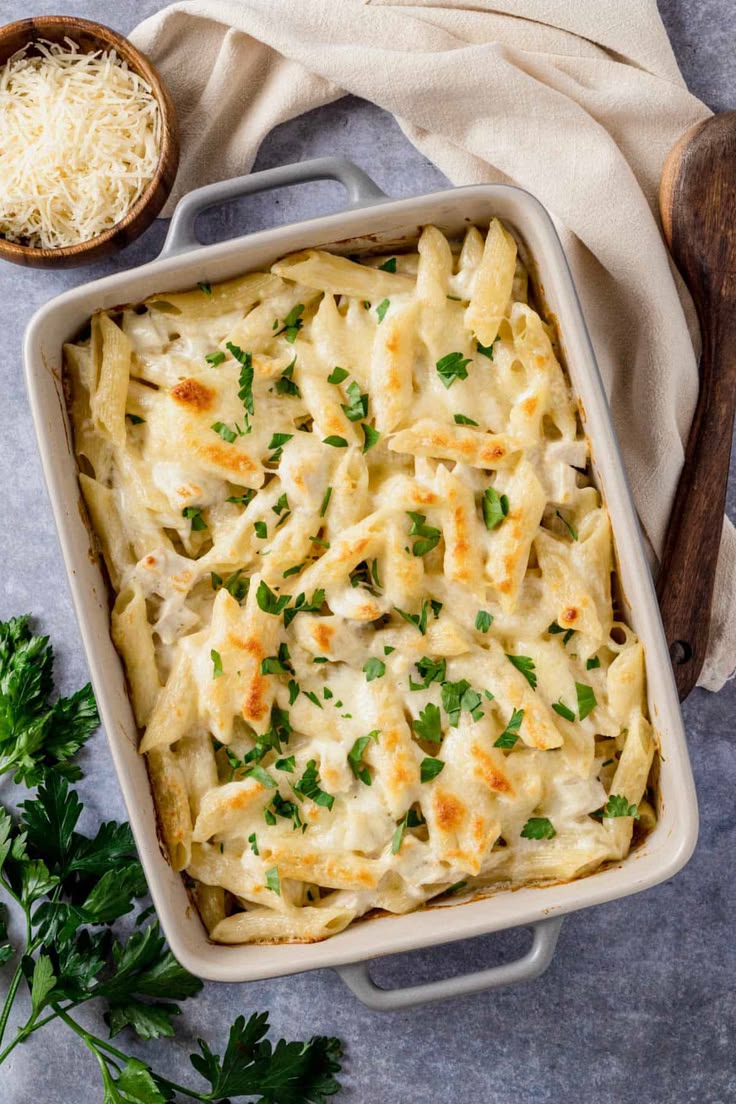 Baked Alfredo Pasta